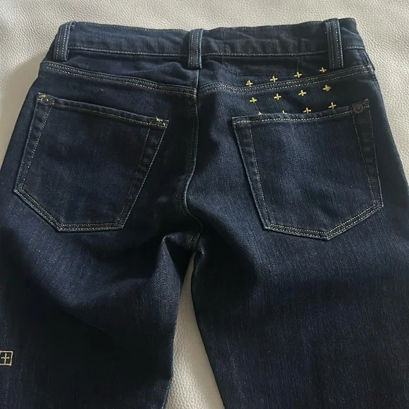 Ksubi Dark Blue Skinny Jeans - Picture 7 of 9